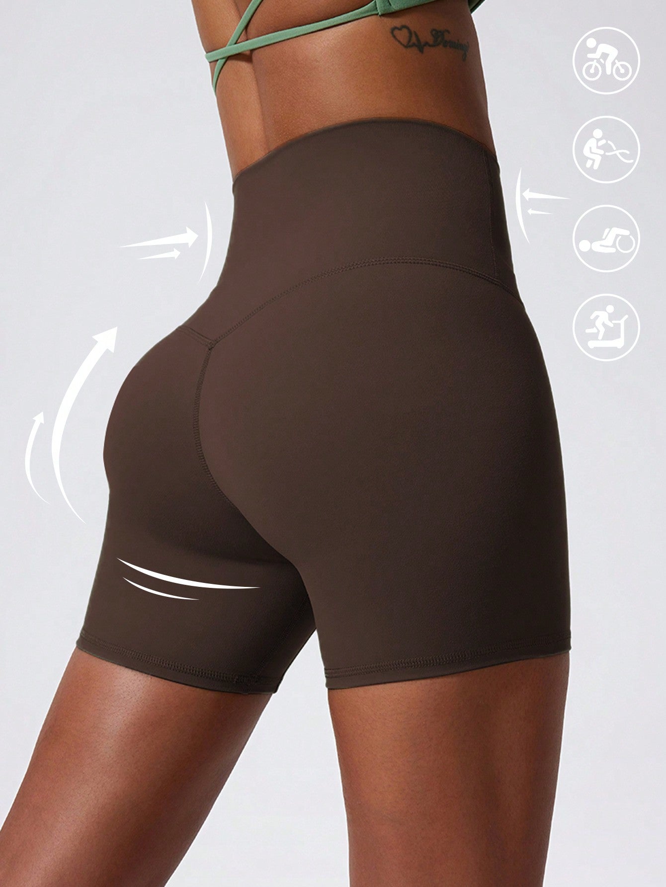 High Elasticity Bare Feel Yoga Shorts