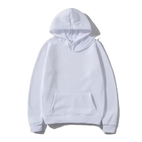 Men's and Women's Solid Color Pocket Hoodies