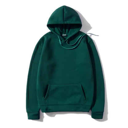 Men's and Women's Solid Color Pocket Hoodies