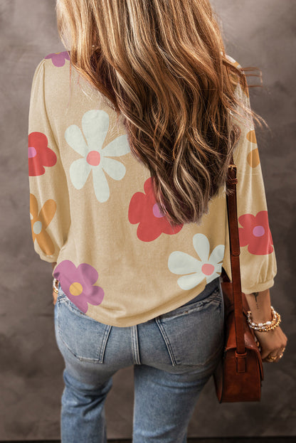 Cute Flower Bracelet Sleeve Top